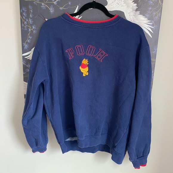 Blitzz Intl NY Sweaters - M DISNEY WINNIE THE POOH Embroidered Vintage Crewneck Sweatshirt